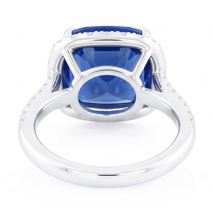 Natural Real ( Not Lab Grown )  Royal Designs Jewelry Halo Ring
