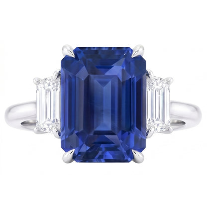 Natural Real ( Not Lab Grown )  Sapphire Engagement Ring