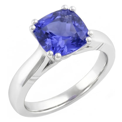 Natural Real ( Not Lab Grown )  Solitaire Ceylon Sapphire Ring