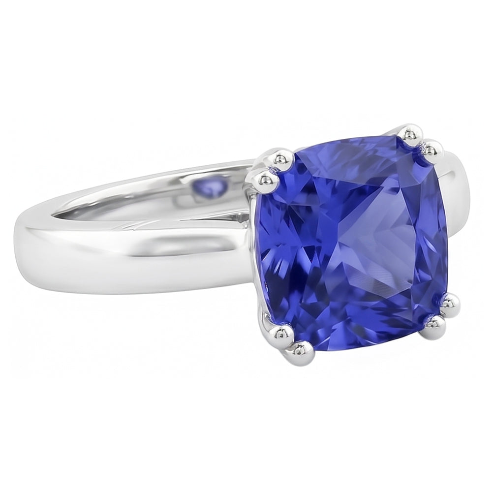 Natural Real ( Not Lab Grown )  Solitaire Ceylon Sapphire Ring