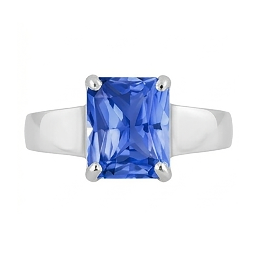 Natural Real ( Not Lab Grown )  Solitaire Mens Ring Gemstone Jewelry 2.50 Carats Sri Lankan Sapphire