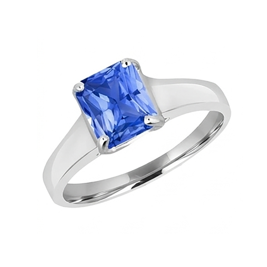 Natural Real ( Not Lab Grown )  Solitaire Mens Ring Gemstone Jewelry 2.50 Carats Sri Lankan Sapphire