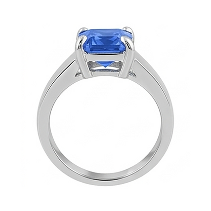 Natural Real ( Not Lab Grown )  Solitaire Mens Ring Gemstone Jewelry 2.50 Carats Sri Lankan Sapphire