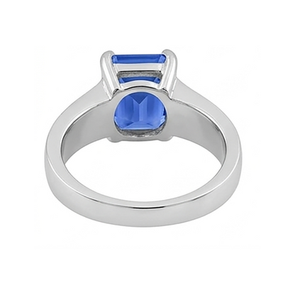 Natural Real ( Not Lab Grown )  Solitaire Mens Ring Gemstone Jewelry 2.50 Carats Sri Lankan Sapphire