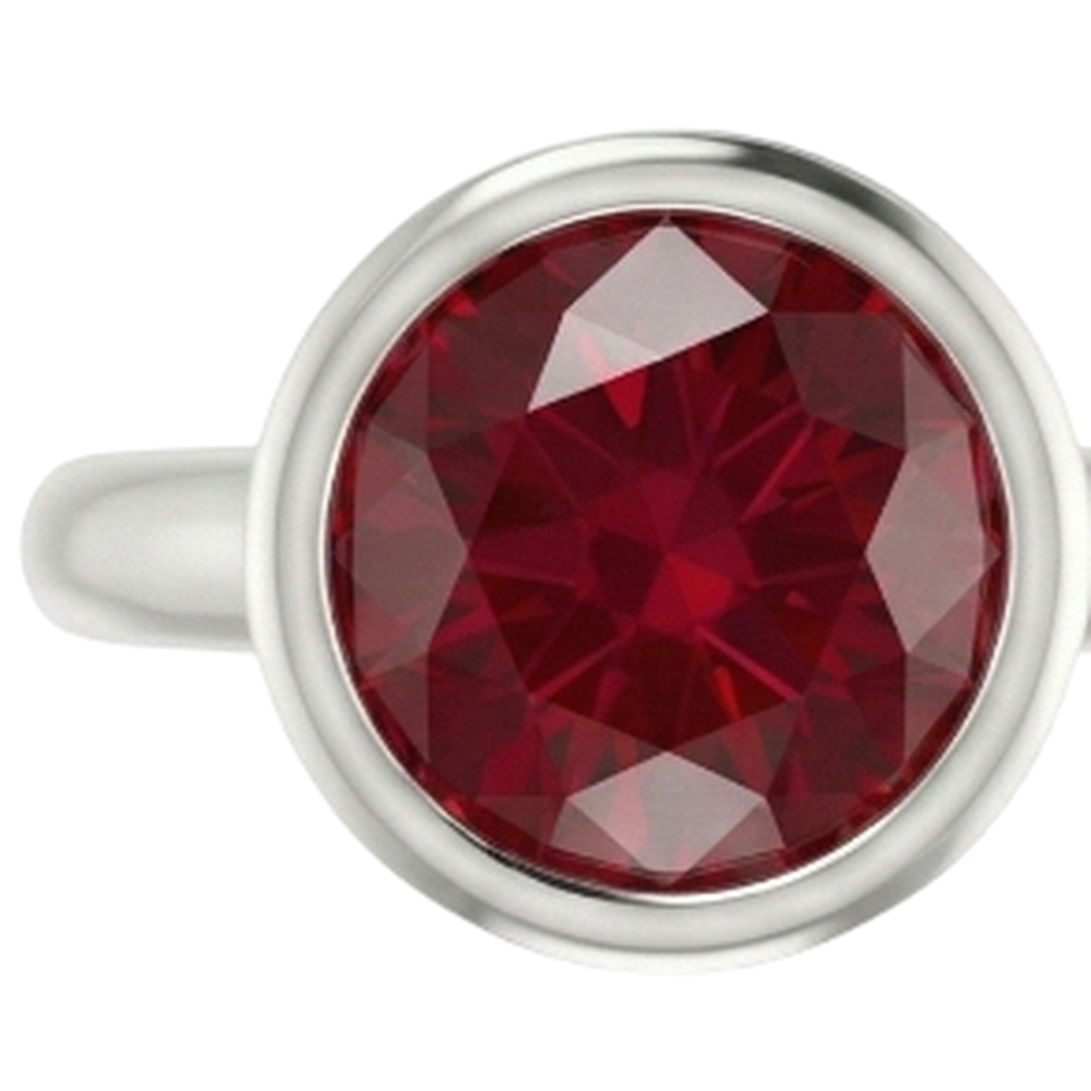 Natural Real ( Not Lab Grown )  Solitaire Ring 0.75 Carats Burmese Ruby Ladies Jewelry New