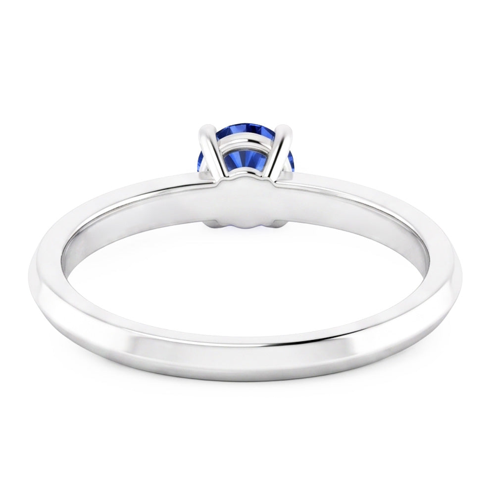 Natural Real ( Not Lab Grown )  Solitaire Ring 1.25 Carats White Gold 14K