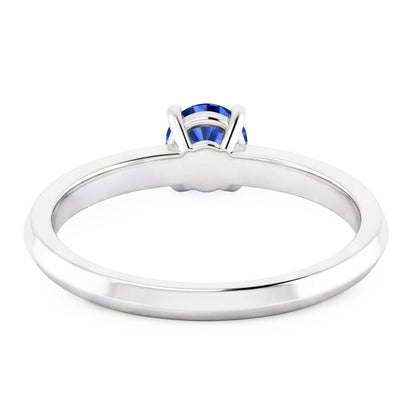 Natural Real ( Not Lab Grown )  Solitaire Ring 1.25 Carats White Gold 14K