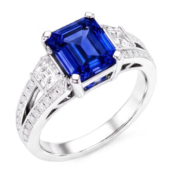 Natural Real ( Not Lab Grown )  Sri Lanka Gemstone Engagement Ring