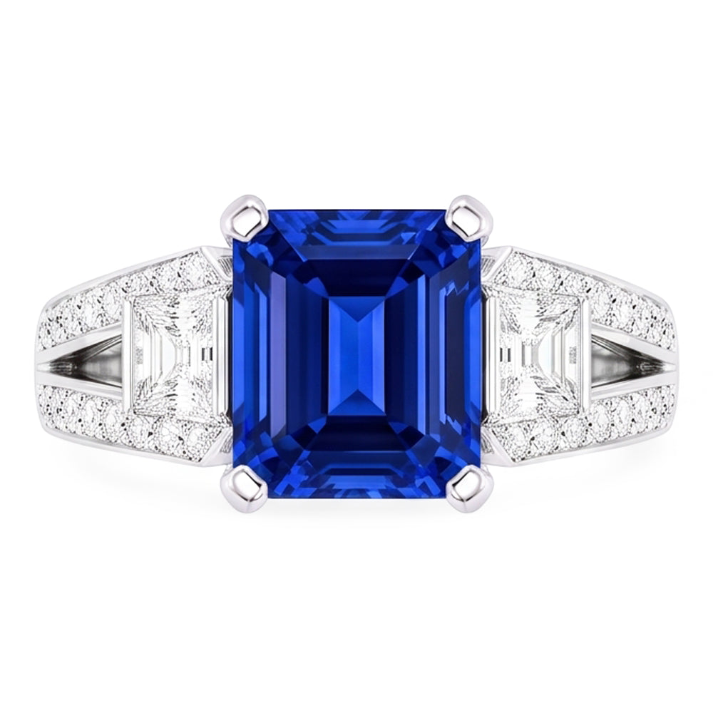 Natural Real ( Not Lab Grown )  Sri Lanka Gemstone Engagement Ring