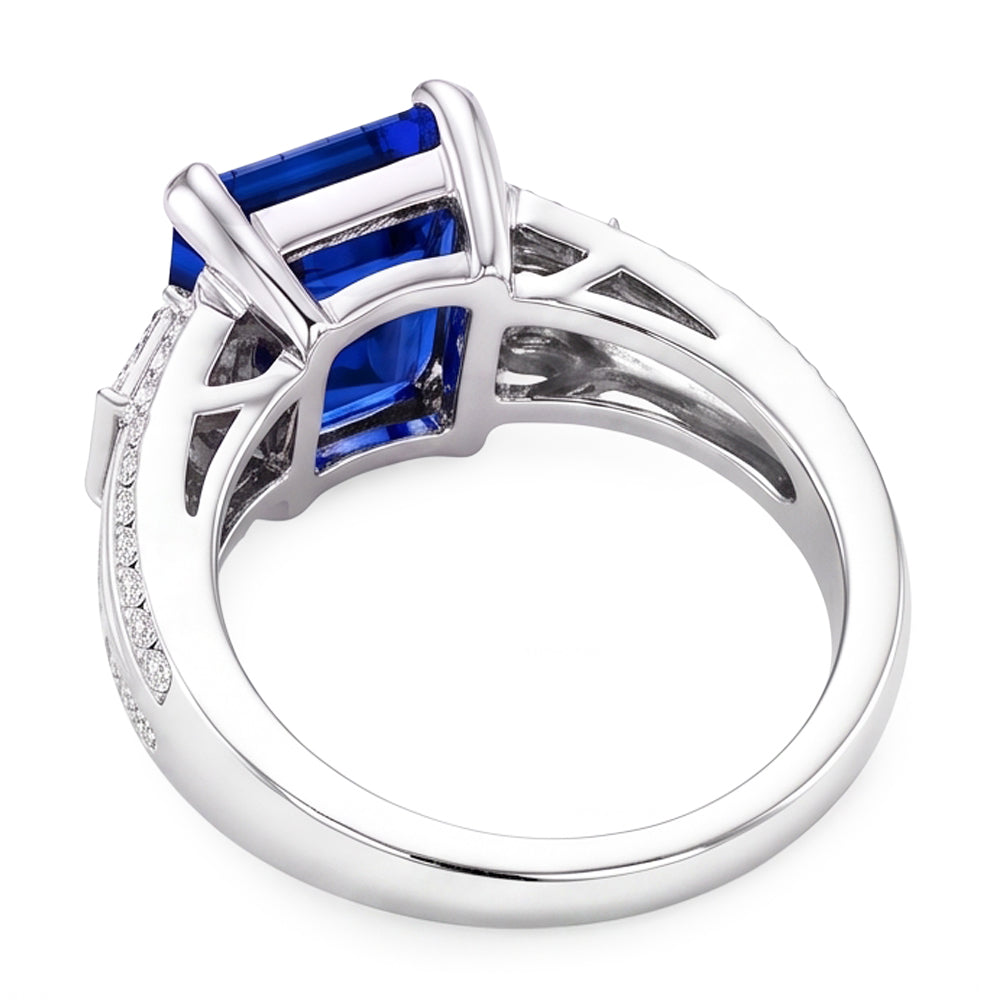 Natural Real ( Not Lab Grown )  Sri Lanka Gemstone Engagement Ring