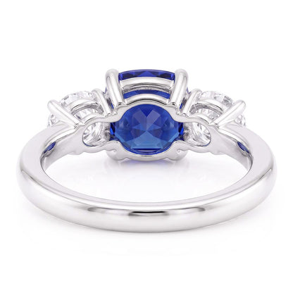Natural Sapphire Ring 1.25ct - White Gold 14K