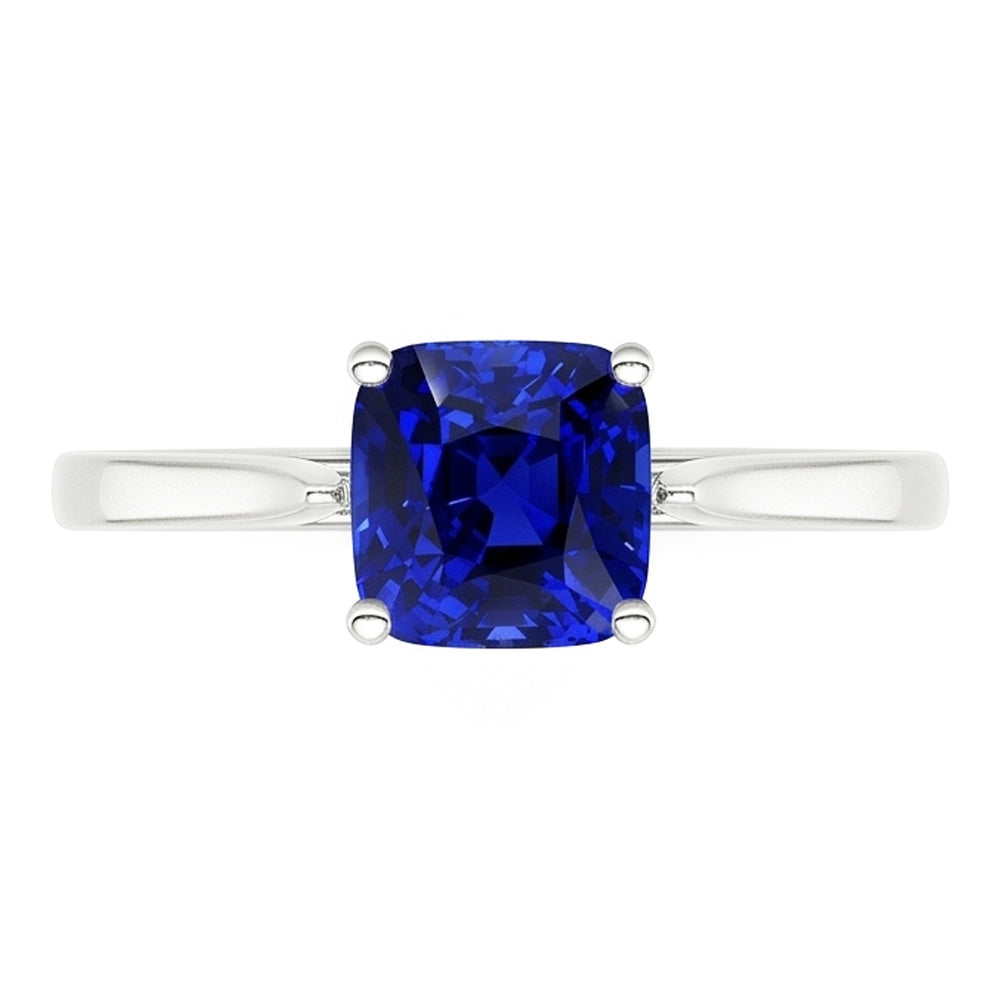Natural Sapphire Ring 1.50ct - White Gold 14K