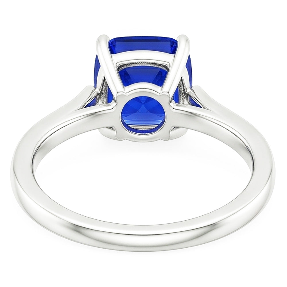 Natural Sapphire Ring 1.50ct - White Gold 14K