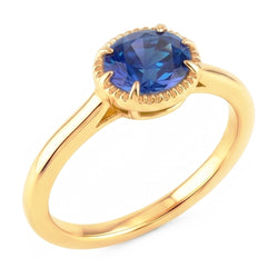 Natural Sapphire Ring 1.50ct - Yellow Gold 14K