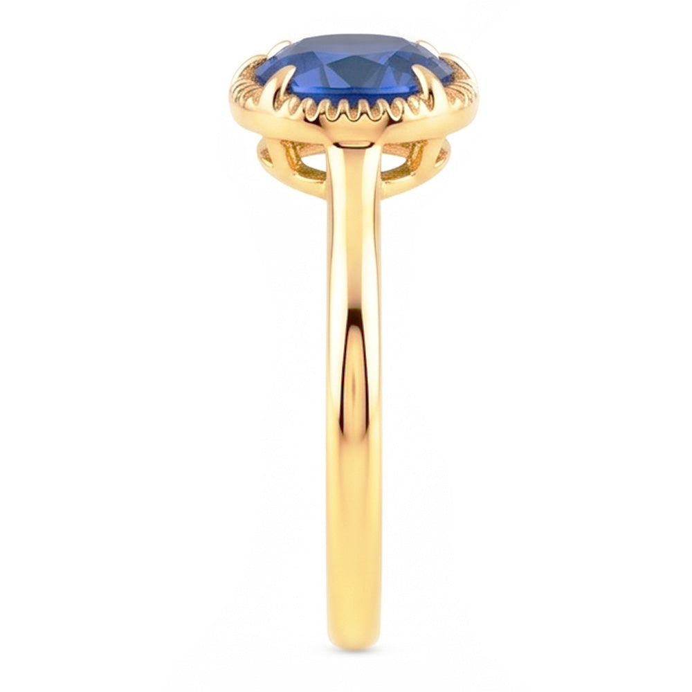 Natural Sapphire Ring 1.50ct - Yellow Gold 14K