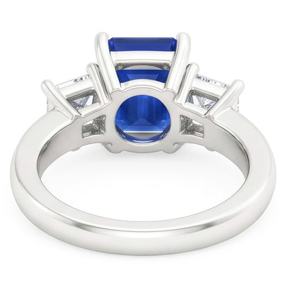 Natural Sapphire Ring 1.75ct - White Gold 14K