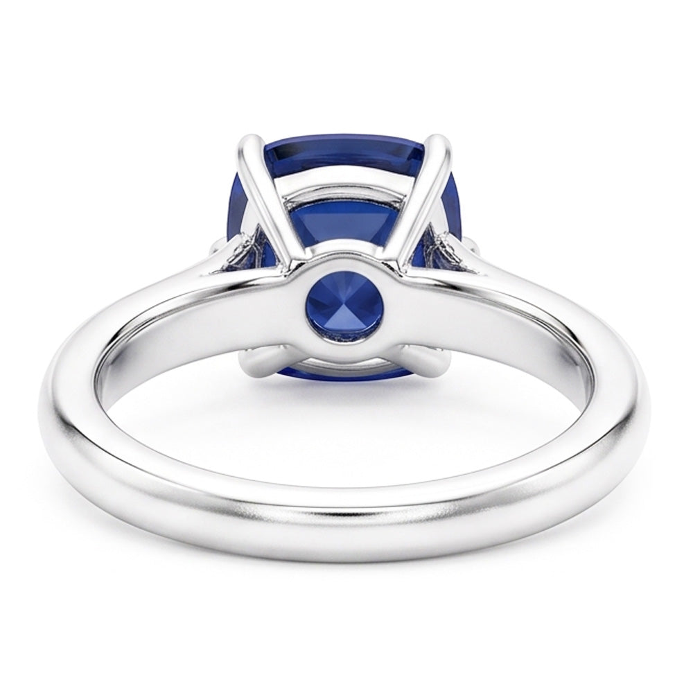 Natural Sapphire Ring 2ct - White Gold 14K