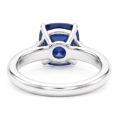 Natural Sapphire Ring 2ct - White Gold 14K