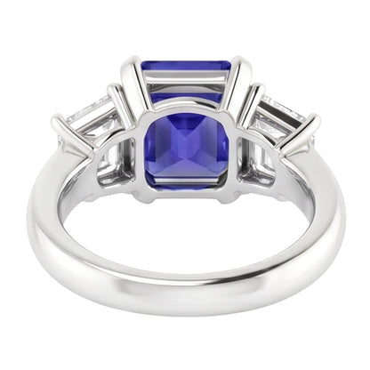 Natural Sapphire Ring 2ct - White Gold 14K