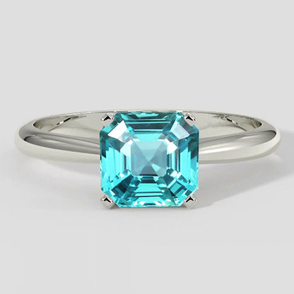 Natural Paraiba 2.50ct Engagement Ring