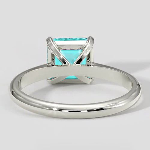 Natural Paraiba 2.50ct Engagement Ring