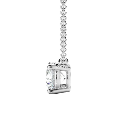 Natural Diamond Pendant White Gold 1.25 Ct. Necklace
