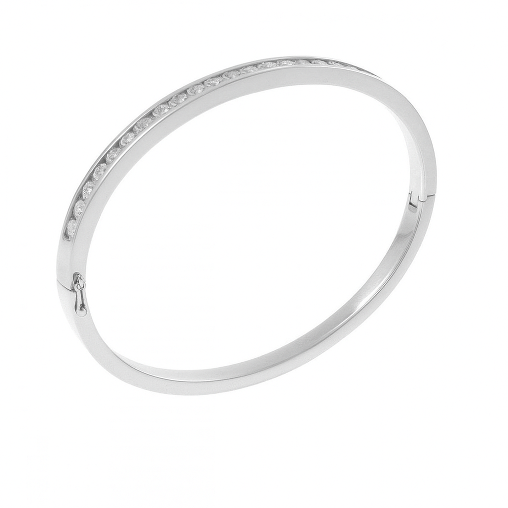 Natural Earth Mined Diamond Bangle