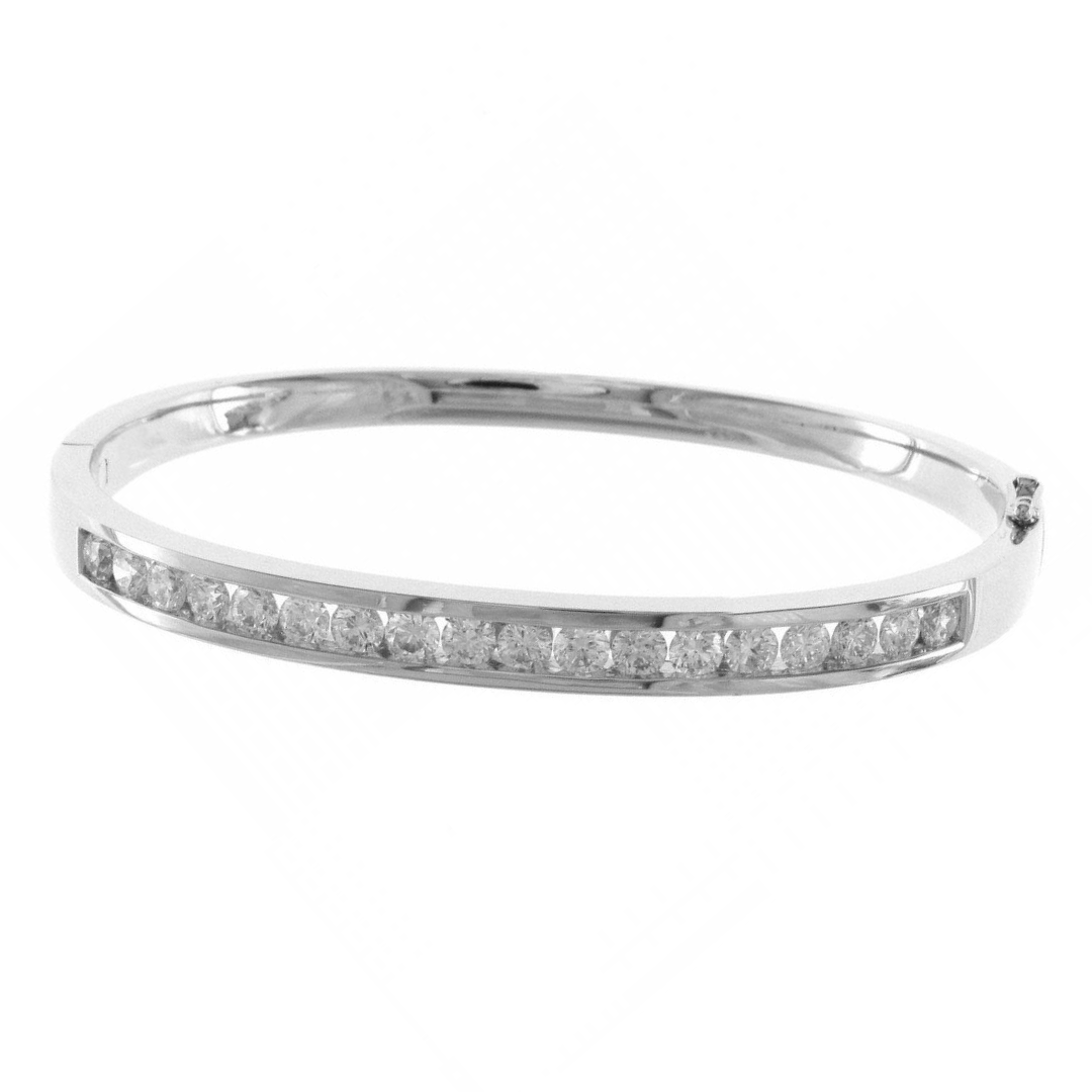 Natural Earth Mined Diamond Bangle