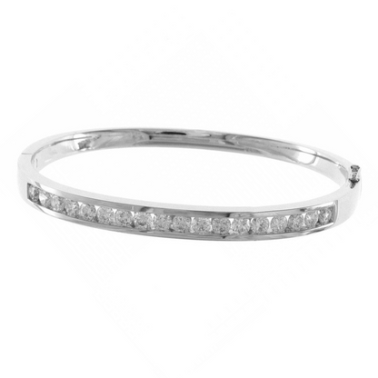 Natural Earth Mined Diamond Bangle