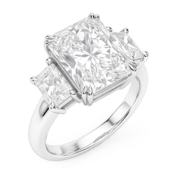 New 10 Carat Genuine Radiant Natural Real Diamond ( Not Lab Grown ) Ring