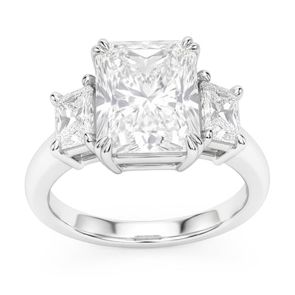 New 10 Carat Genuine Radiant Natural Real Diamond ( Not Lab Grown ) Ring