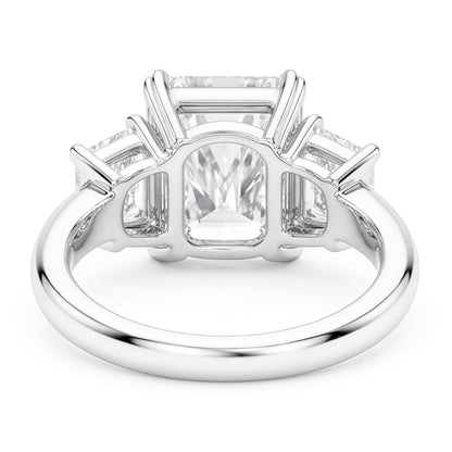 New 10 Carat Genuine Radiant Natural Real Diamond ( Not Lab Grown ) Ring