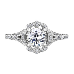 Old Fashioned Diamond Engagement Ring