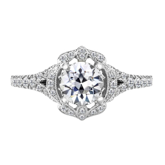 Old Fashioned Diamond Engagement Ring