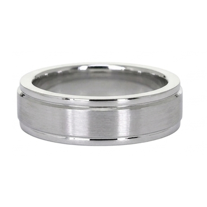 One Round Gypsy Natural Earth Mined Diamond Band 0.25 Carats Brushed Finish Men's Ring