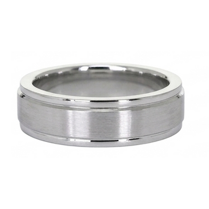 One Round Gypsy Natural Earth Mined Diamond Band 0.25 Carats Brushed Finish Men's Ring