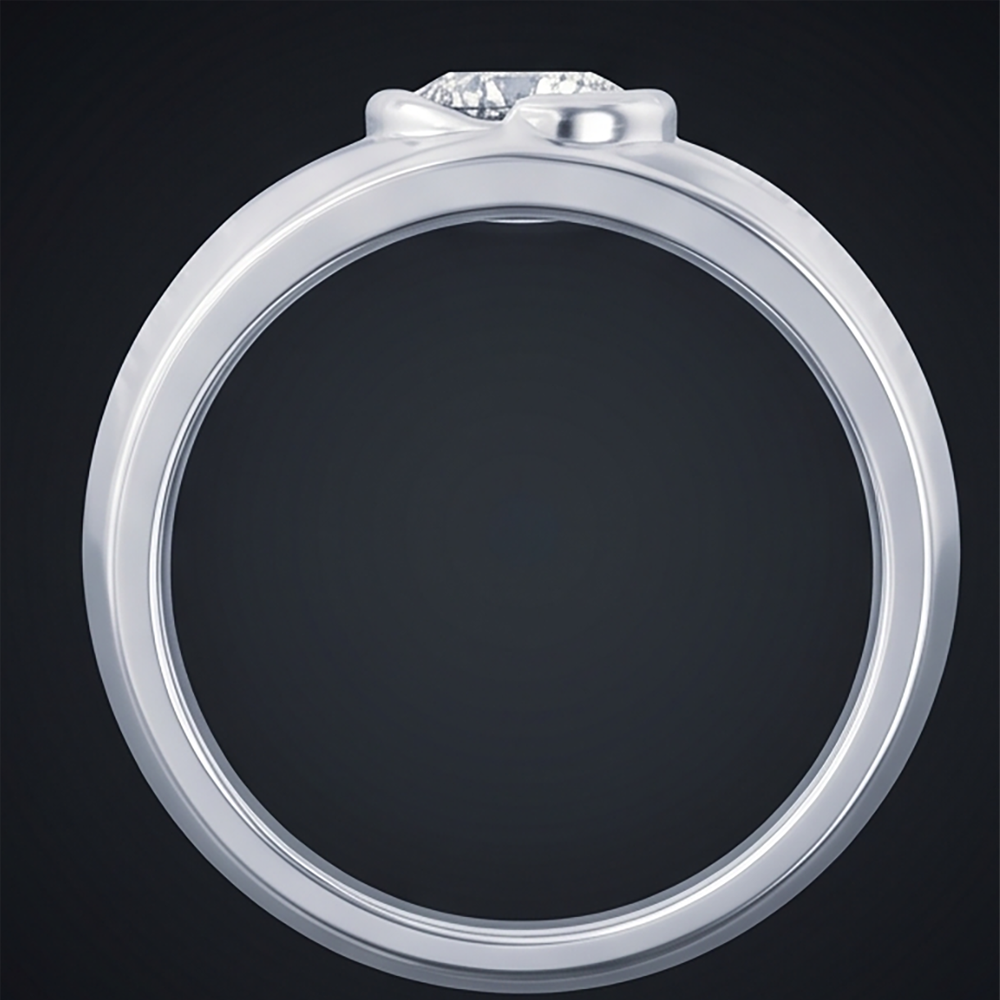 Oval Diamond Ring Mens Jewelry Bezel