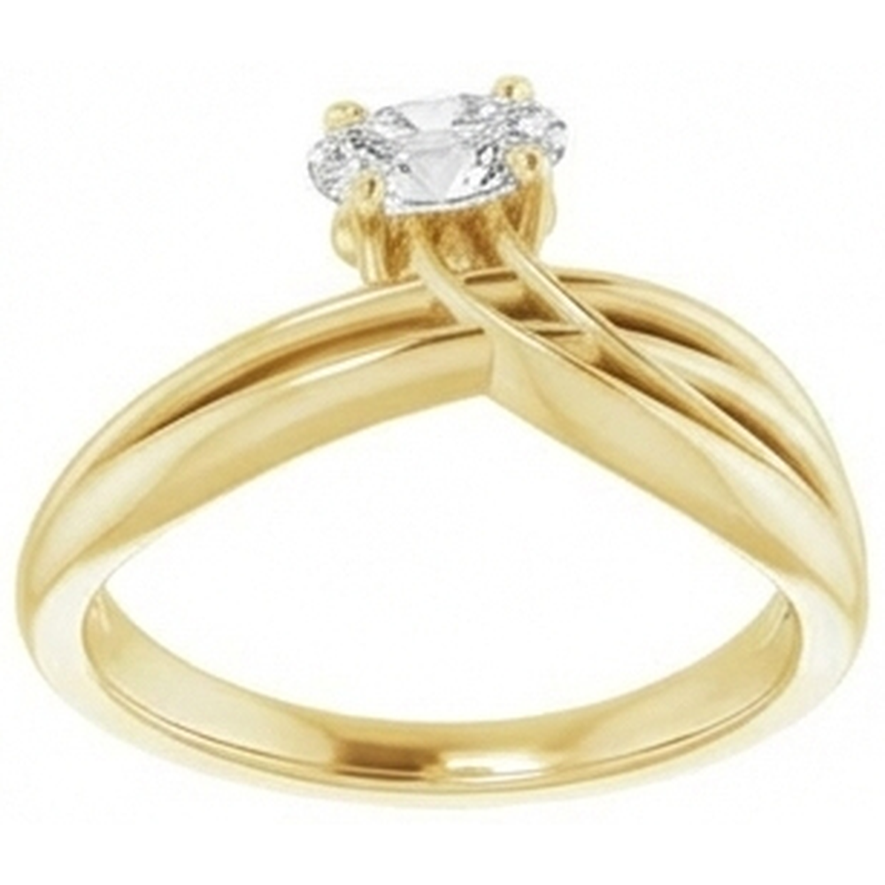 Oval Mined Natural Real Diamond ( Not Lab Grown ) Old Cut Unique Split Shank Yellow Gold Ring 2 Carats