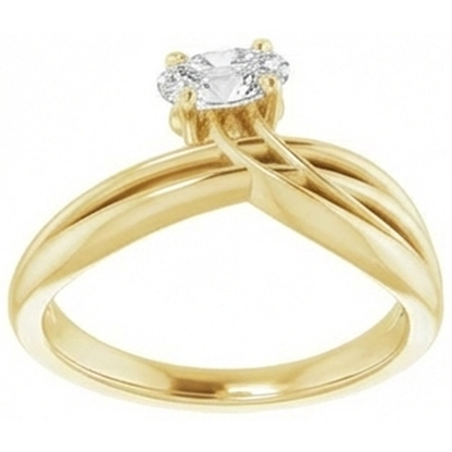 Oval Mined Natural Real Diamond ( Not Lab Grown ) Old Cut Unique Split Shank Yellow Gold Ring 2 Carats