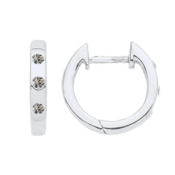 Pavoi Diamond Hoop Earrings