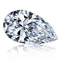 Pear Cut 2.5 Carats G VS1 Loose Diamond Sparkling