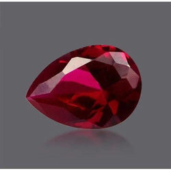 Pear Cut Fancy Red Color Sapphire 2.5 Carats
