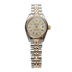 Pink Gold Jubilee Bracelet White Stick watch Rolex Date Just