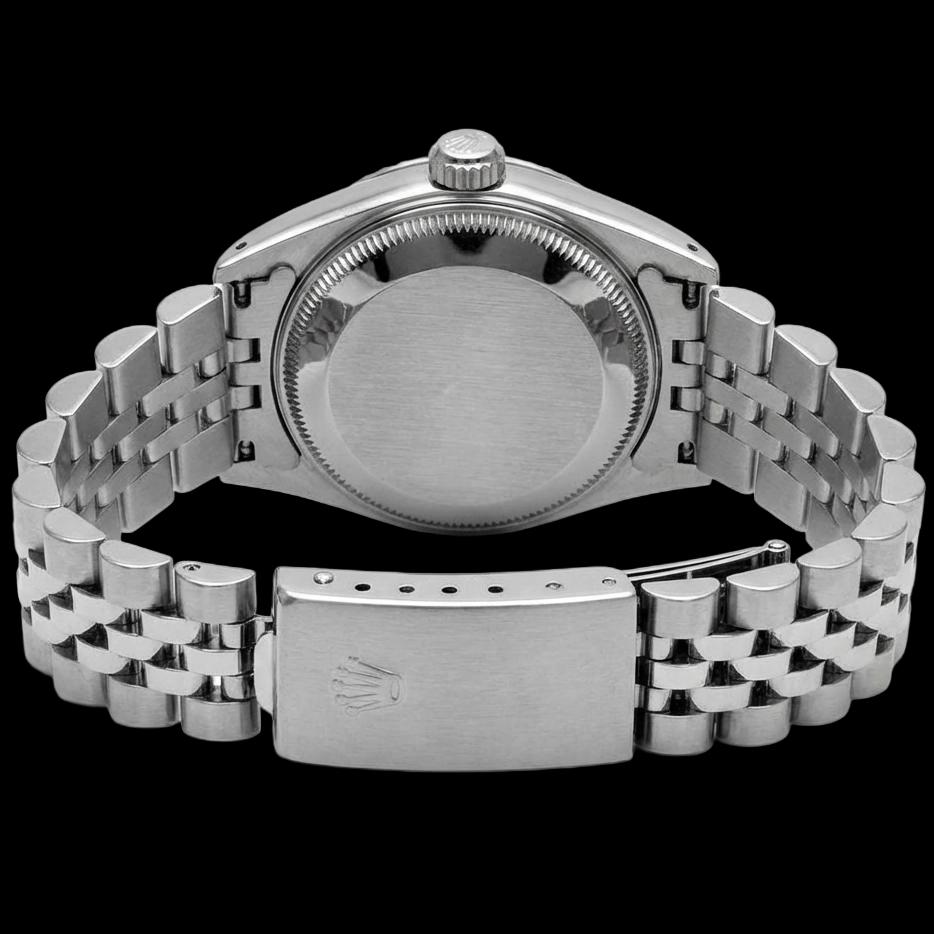 Pink Roman Dial Rolex Datejust Watch Ss Jubilee Bracelet