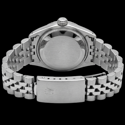 Pink Roman Dial Rolex Datejust Watch Ss Jubilee Bracelet