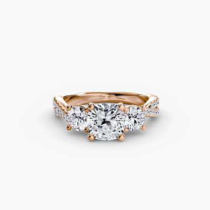 natural round diamond 0.77ct band certificate