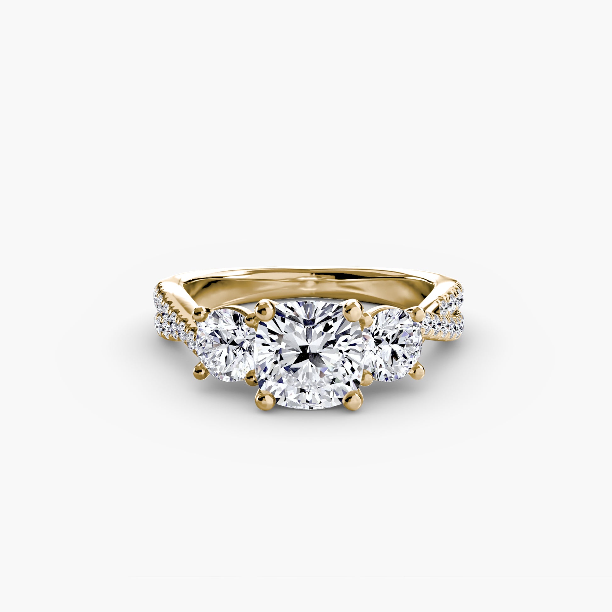 natural round diamond 0.77ct band packaging