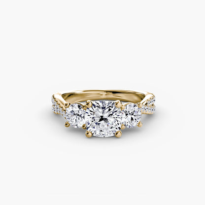 natural round diamond 0.77ct band packaging