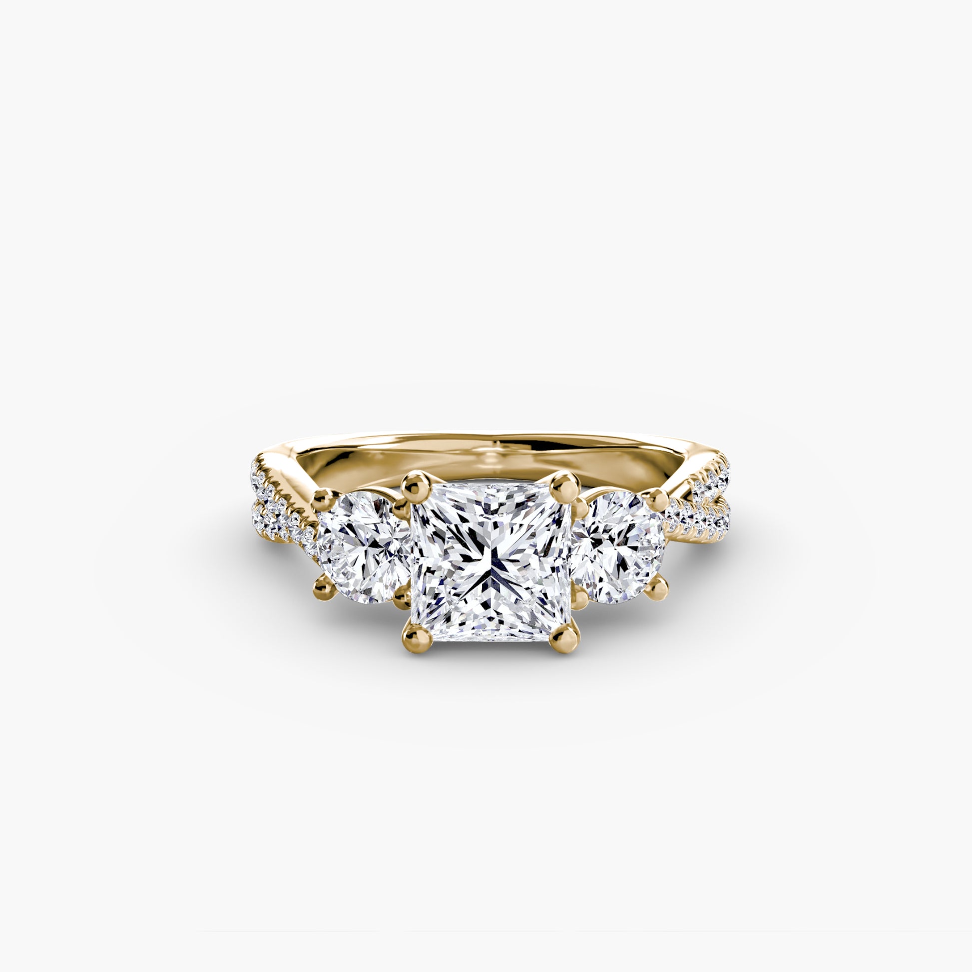 natural round diamond 0.77ct band packaging
