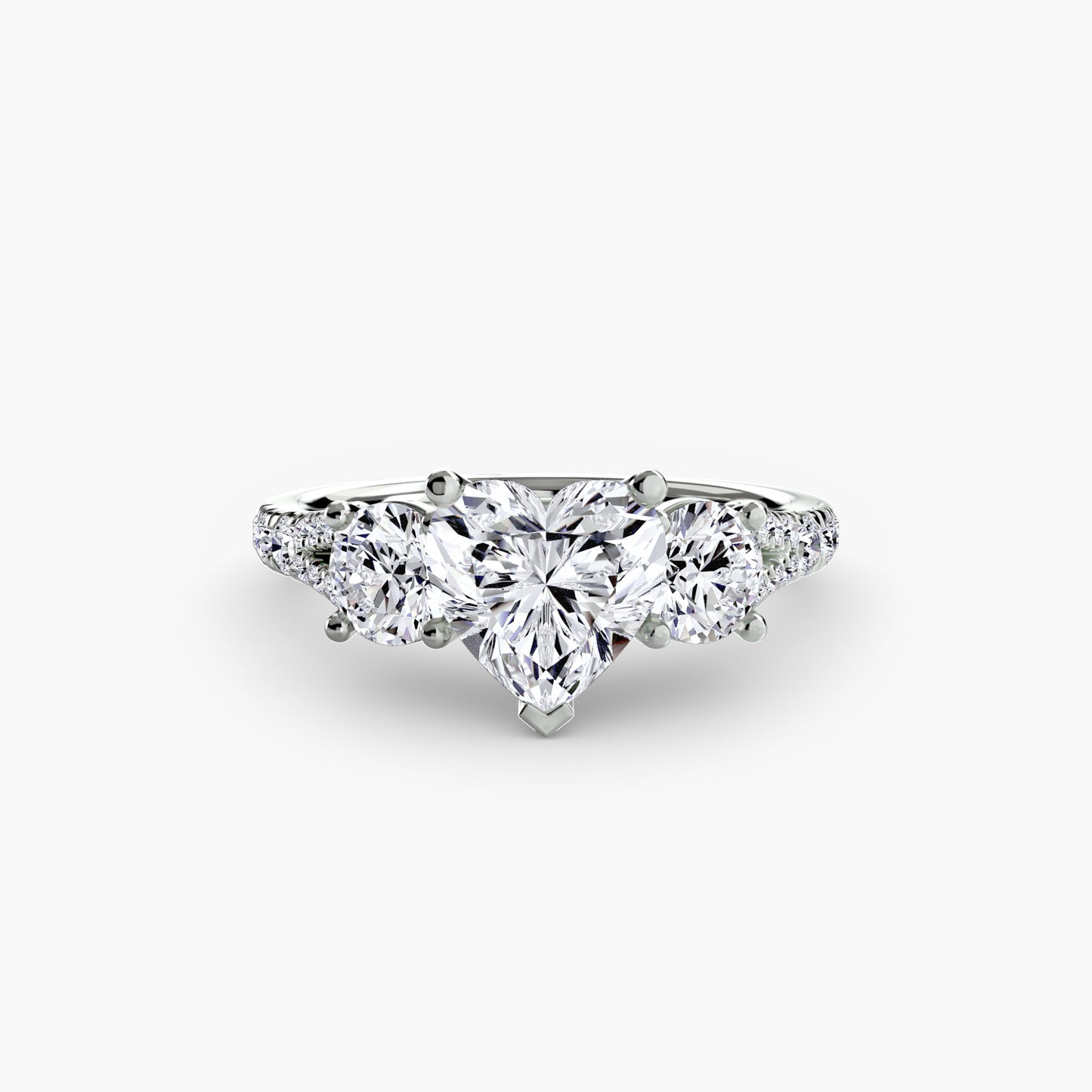 natural round diamond 0.77ct band packaging